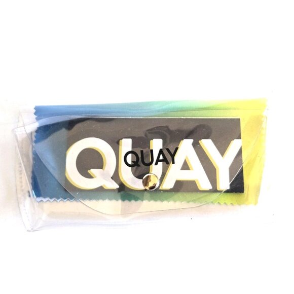 Quay Australia Reina Mini Cat Eye Sunglasses Tortoise Shell Mirrored Womens - Picture 8 of 8